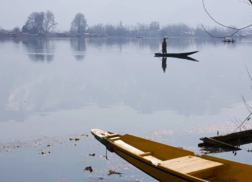 Shikara ride at Wular Lake