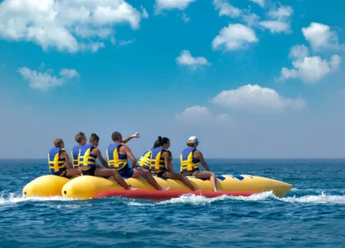 Banana Boat ride Dal lake