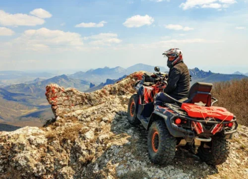 ATV ride in Gulmarg